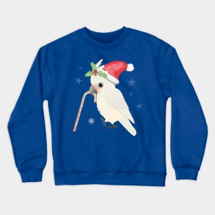 A cute Christmas goffin cockatoo Crewneck Sweatshirt